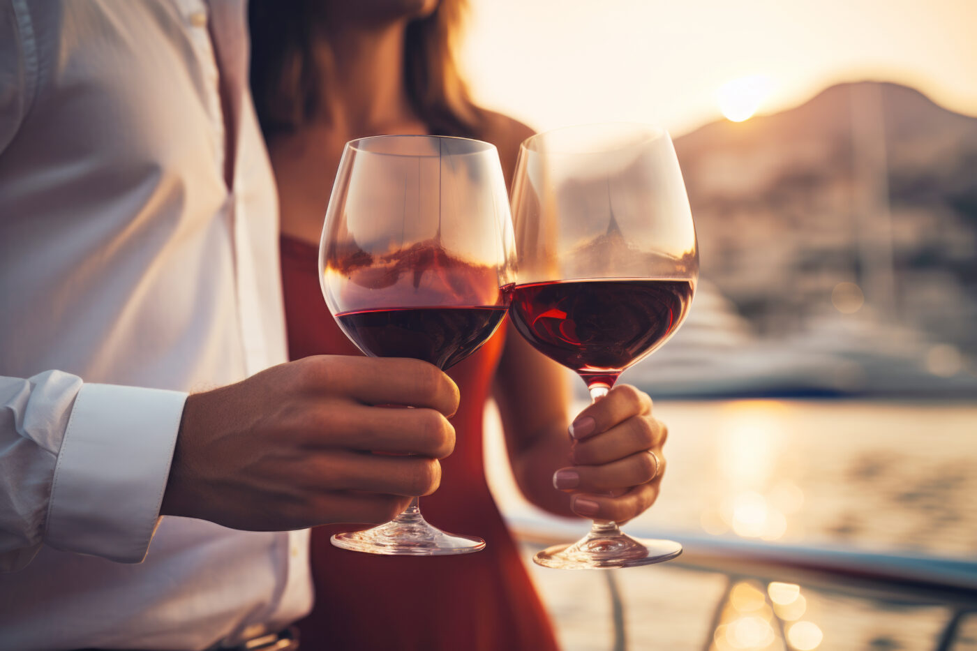 Una serata romantica e un buon bicchiere di vino rosso Ruhanero ❤️🍷